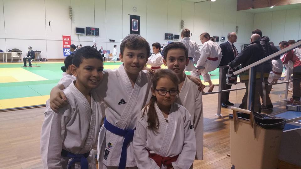kata du Karaté club de Firminy